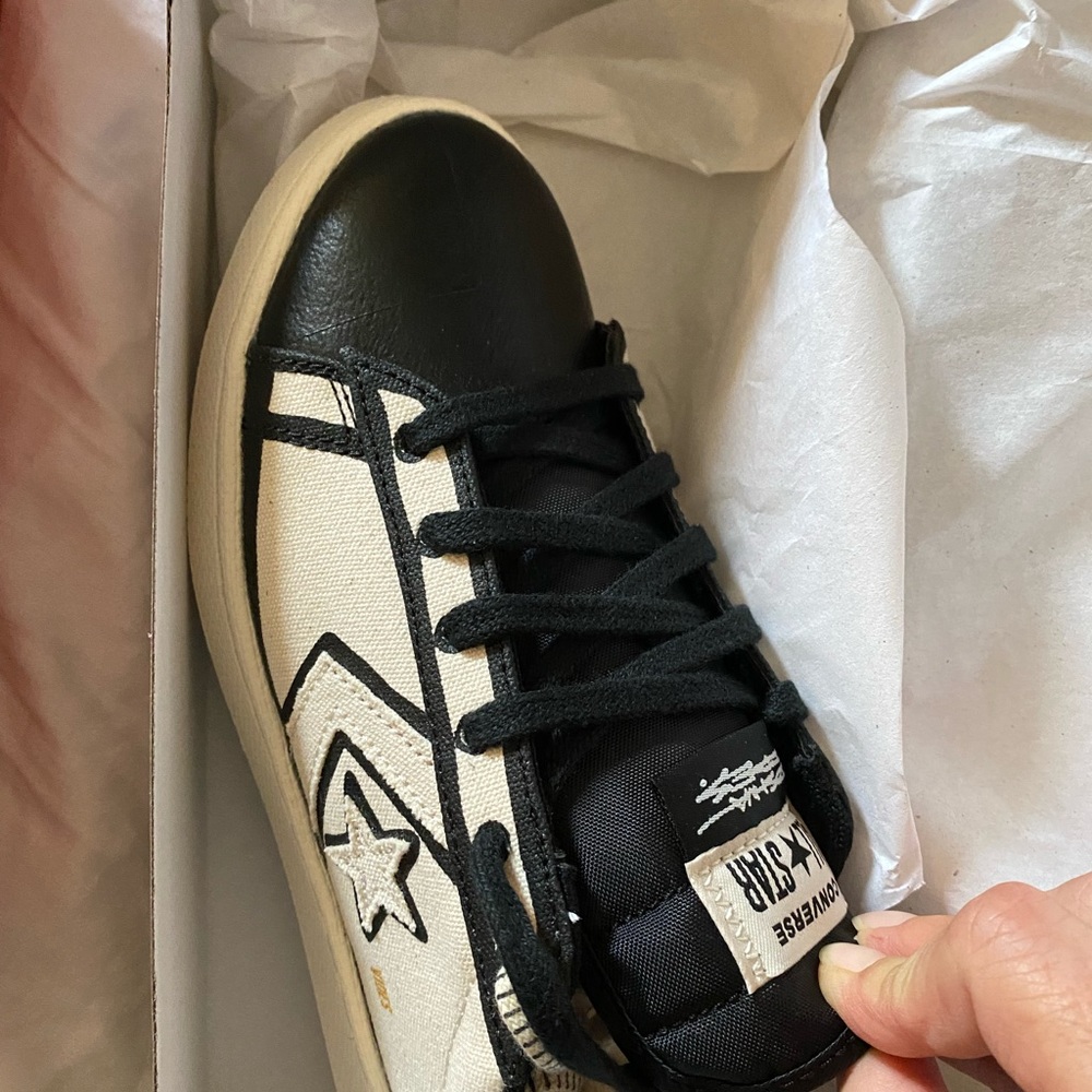 Converse black Joshua Vides edition pro leather low top sneaker - Picture 7 of 7